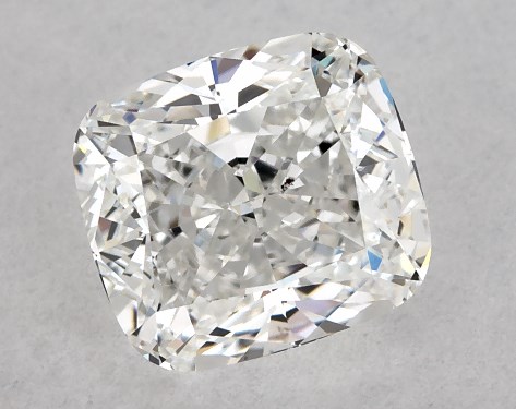 GIA 1.00 Carat F-VS2 Very Good Cut Cushion Modified Diamond
